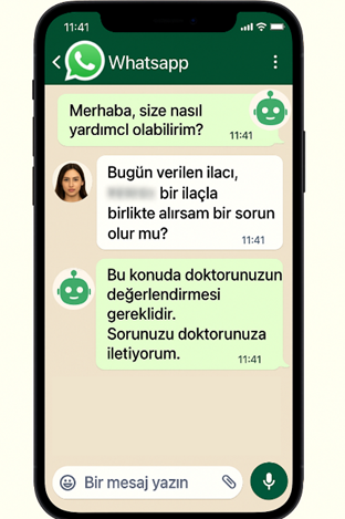 Sohbet Bot Ekran Görüntüsü 1