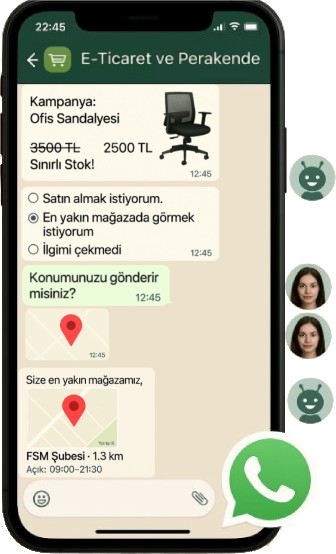 Konum tabanlı pazarlama görseli